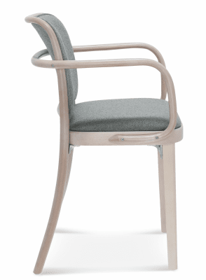 Karmstol 811 - klädd sits och rygg