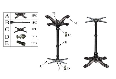 Monteringsanvisningar Stativ
