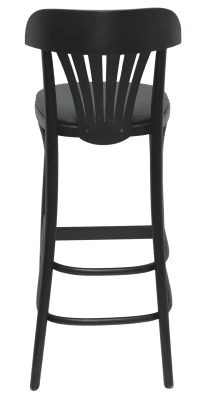 Barstol Tobias R, wenge, svart konstläder - nyhet