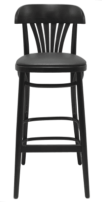 Barstol Tobias R, wenge, svart konstläder - nyhet