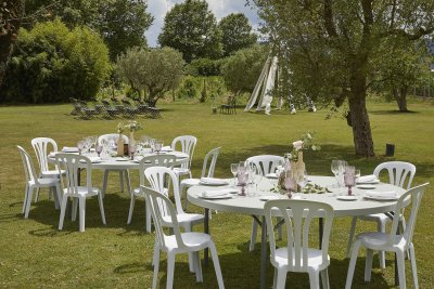 Fällbart bord Kraus - stort runt