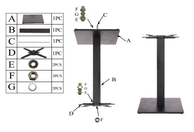 Monteringsanvisningar stativ