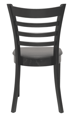 Stol James R, wenge, brunt konstläder