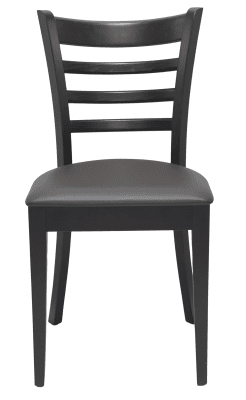 Stol James R, wenge, brunt konstläder