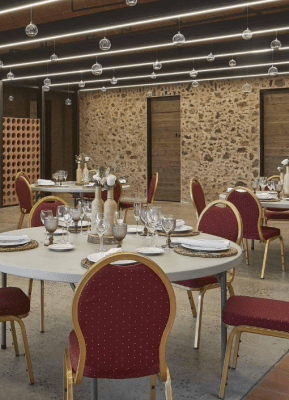 Fällbart bord Kraus - stort runt