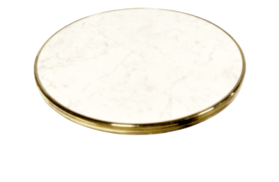 Topalit Marmor Ø70 med mässing kant