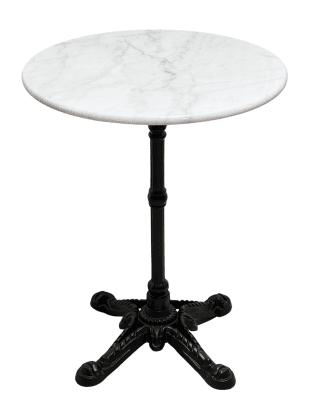 Marmorskiva – Äkta Natursten Vit Ø60 - nyhet