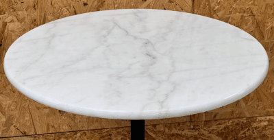 Marmorskiva – Äkta Natursten Vit Ø60 - nyhet