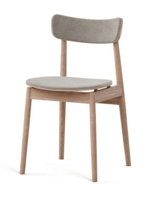 Stol Nopp - klädd i sits och rygg