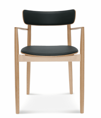 Karmstol Nopp - klädd i sits och rygg