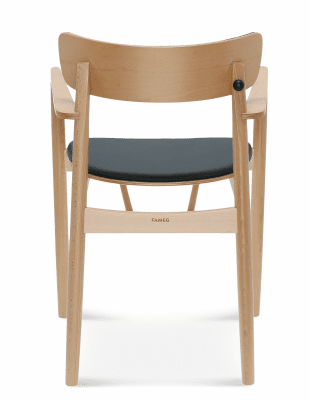 Karmstol Nopp - klädd i sits och rygg