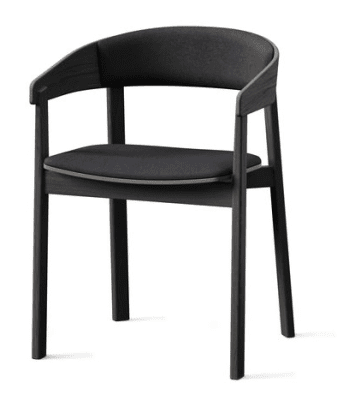 Karmstol Nord - klädd i sits och rygg