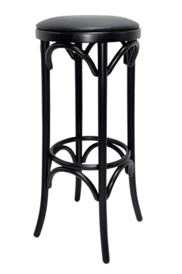 Barpall Palma R - wenge, svart konstläder - nyhet