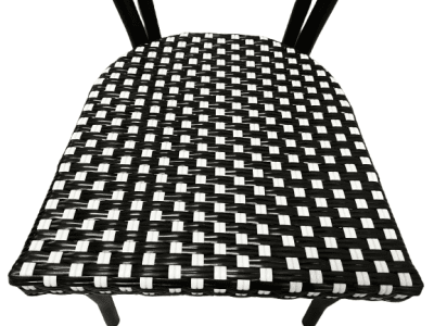 Stol Paris I svart-vit konstrotting