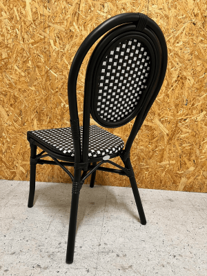 Stol Paris I svart-vit konstrotting