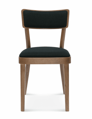 Stol Solid - klädd i sits och rygg