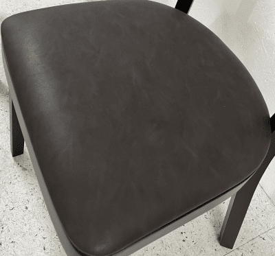 Stol Tura, wenge, mörkbrunt vintage PU-läder