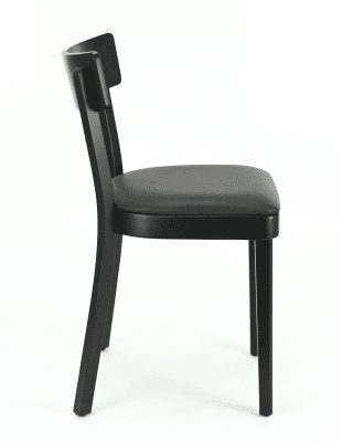 Stol Tura, wenge, mörkbrunt vintage PU-läder