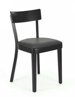 Stol Tura, wenge, mörkbrunt vintage PU-läder