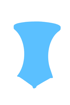 Stretchöverdrag till Hamlet ståbord - Flera färger