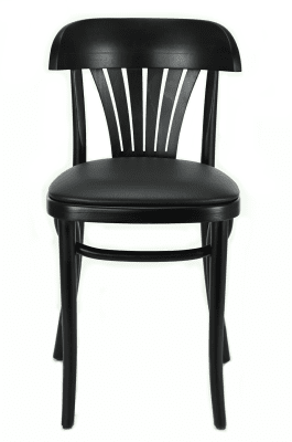 Stol Tobias R, wenge, svart konstläder