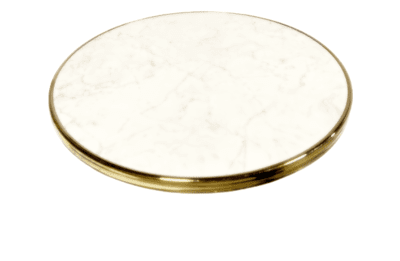 Topalit Marmor Ø60 med mässingskant