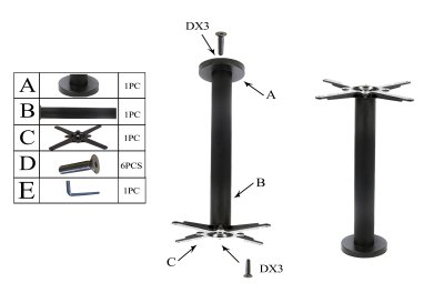 Monteringsanvisningar stativ